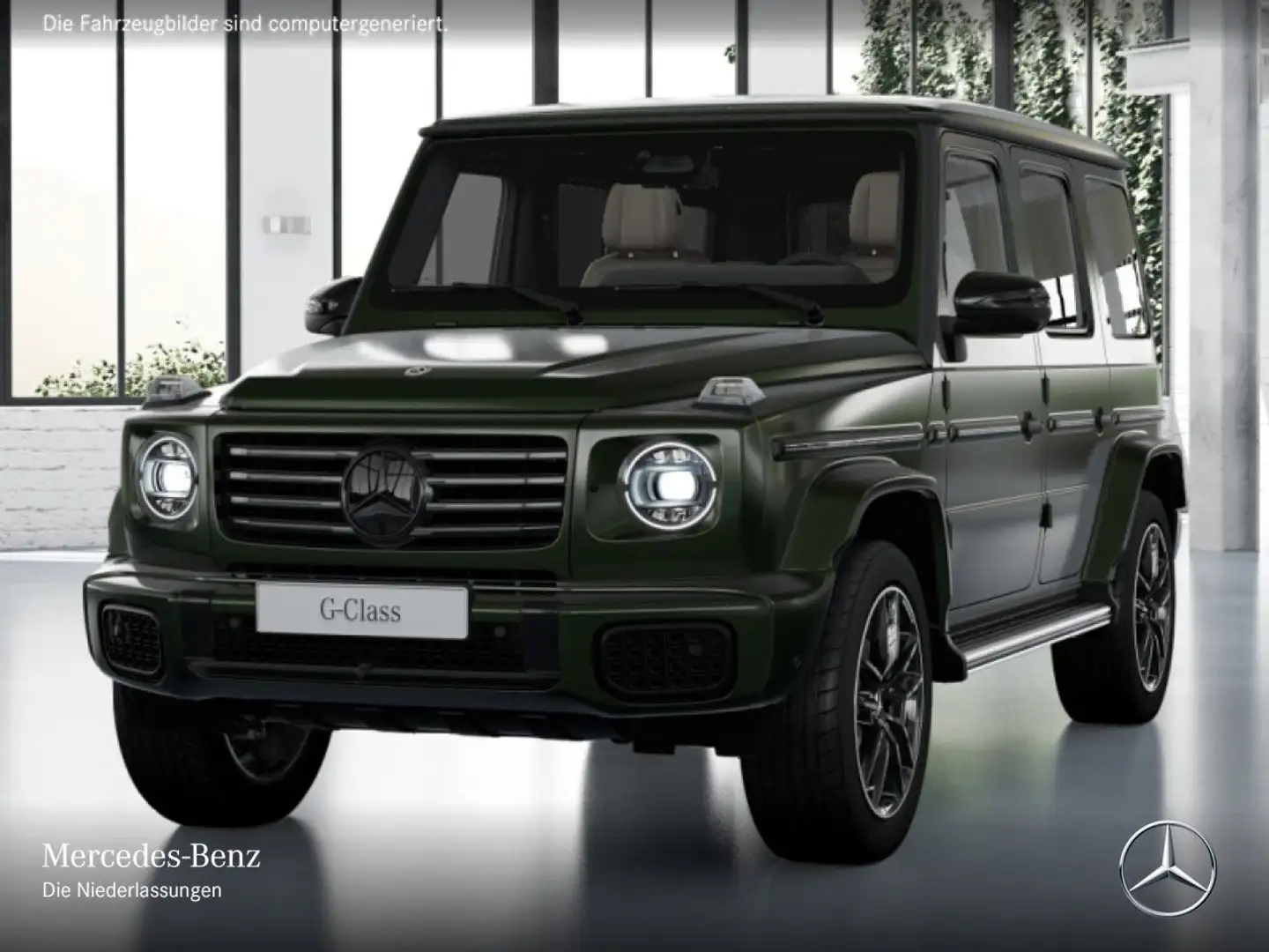 Mercedes-Benz G 450 d Exclusive AMG Burmester 3D WideScreen 360° Grün - 2