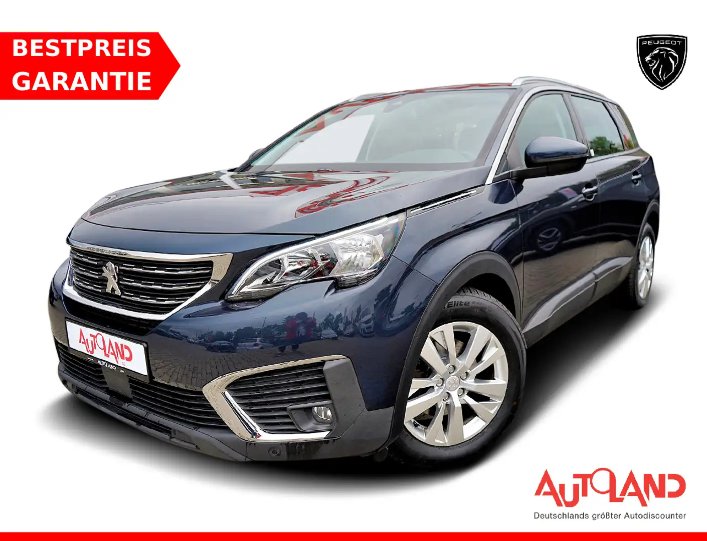 Peugeot 5008 1.6 Blue-HDi Active Android Apple 7-Sitzer Blau - 1