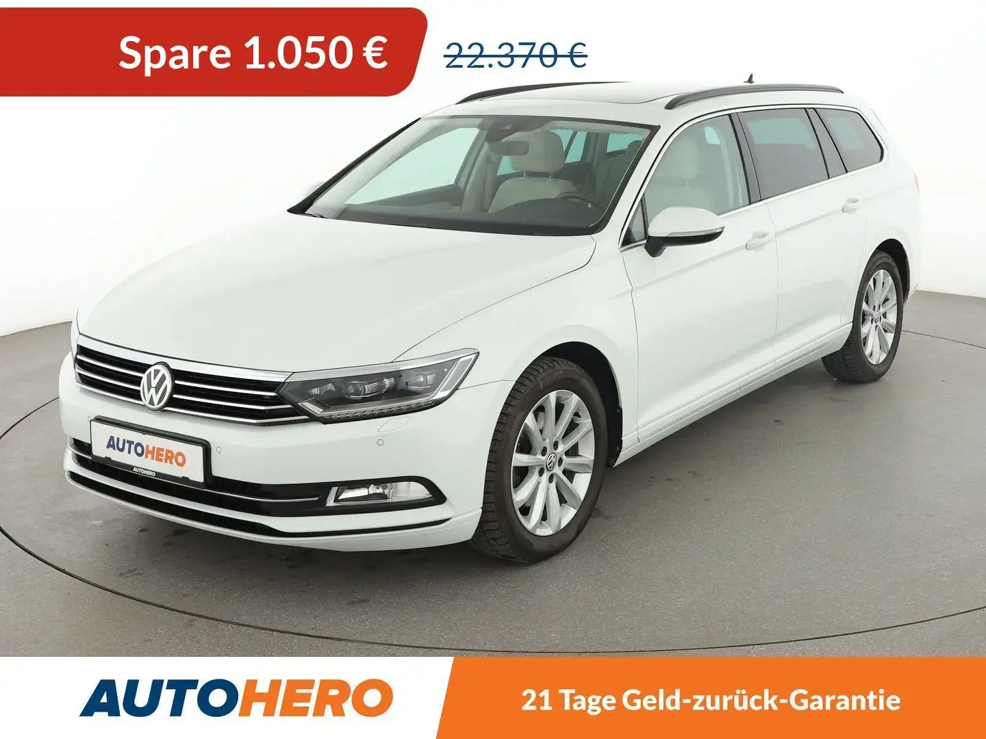 Volkswagen Passat 2.0 TDI Comfortline BM Aut.*NAVI*LED*ACC*SPUR*SHZ* Weiß - 1