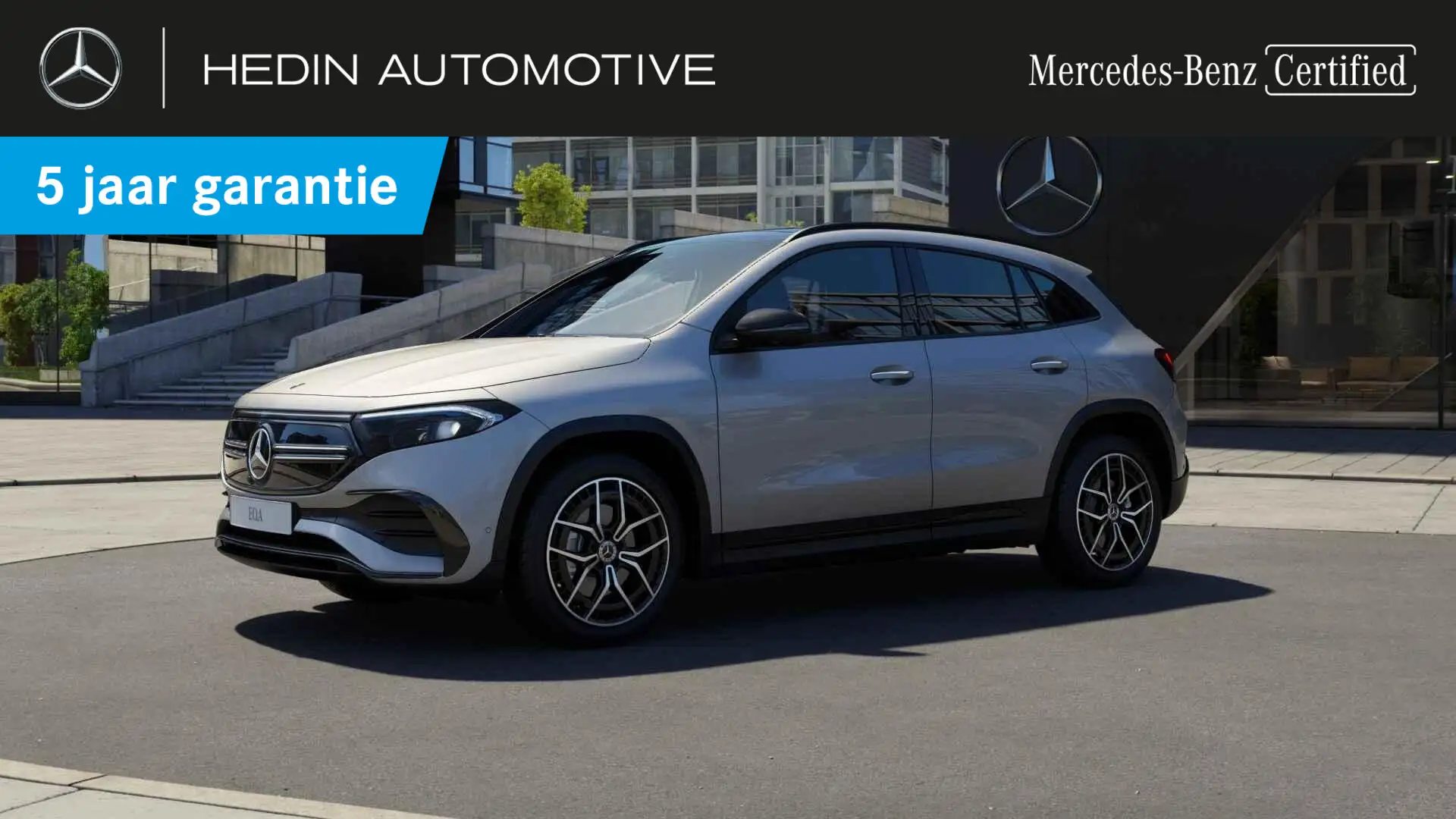 Mercedes-Benz EQA 300 4MATIC AMG Line | Panoramisch Dak | 360° Parkeerpa Argento - 1