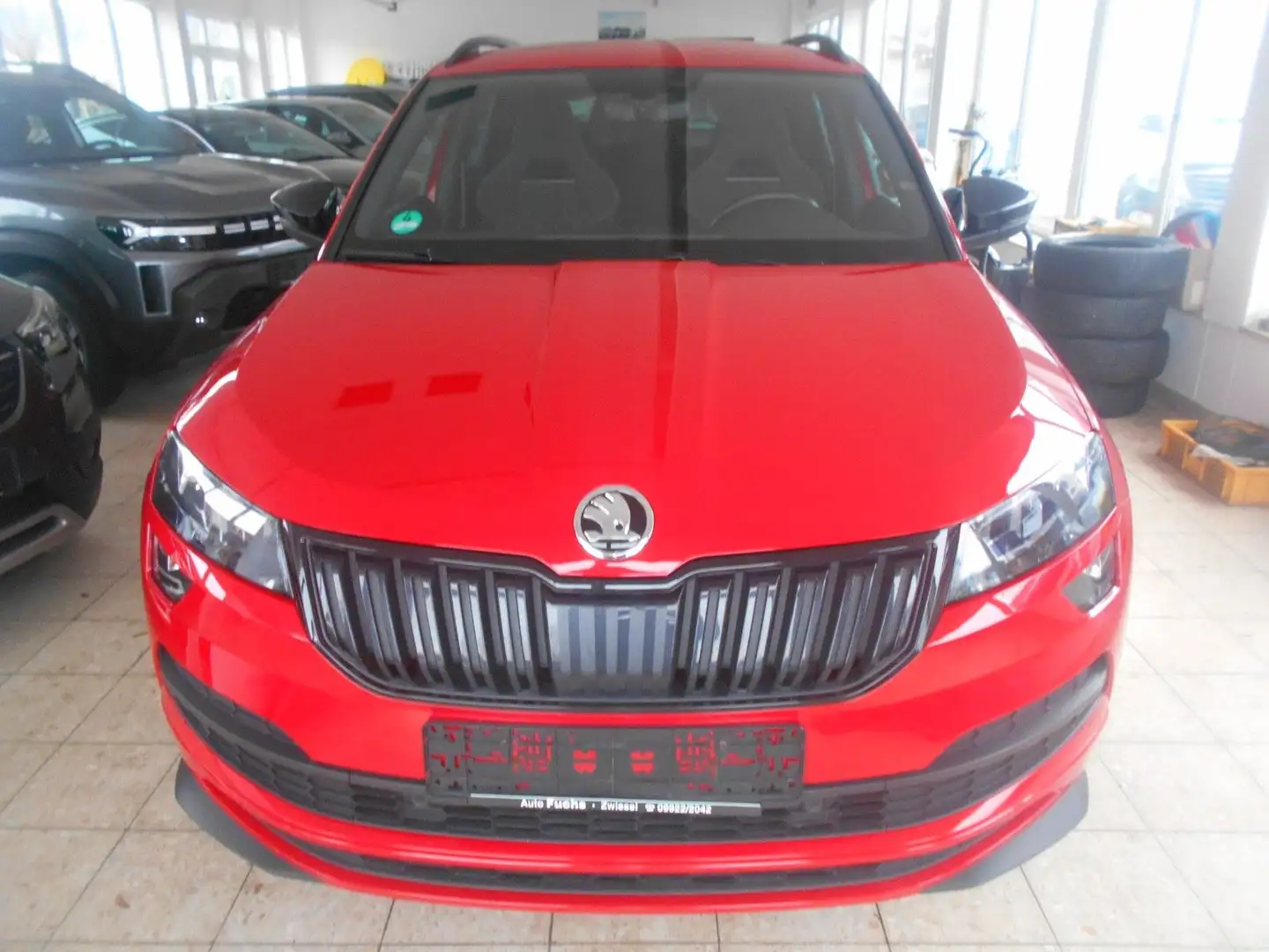 Skoda Karoq Sportline 4x4 Rouge - 1