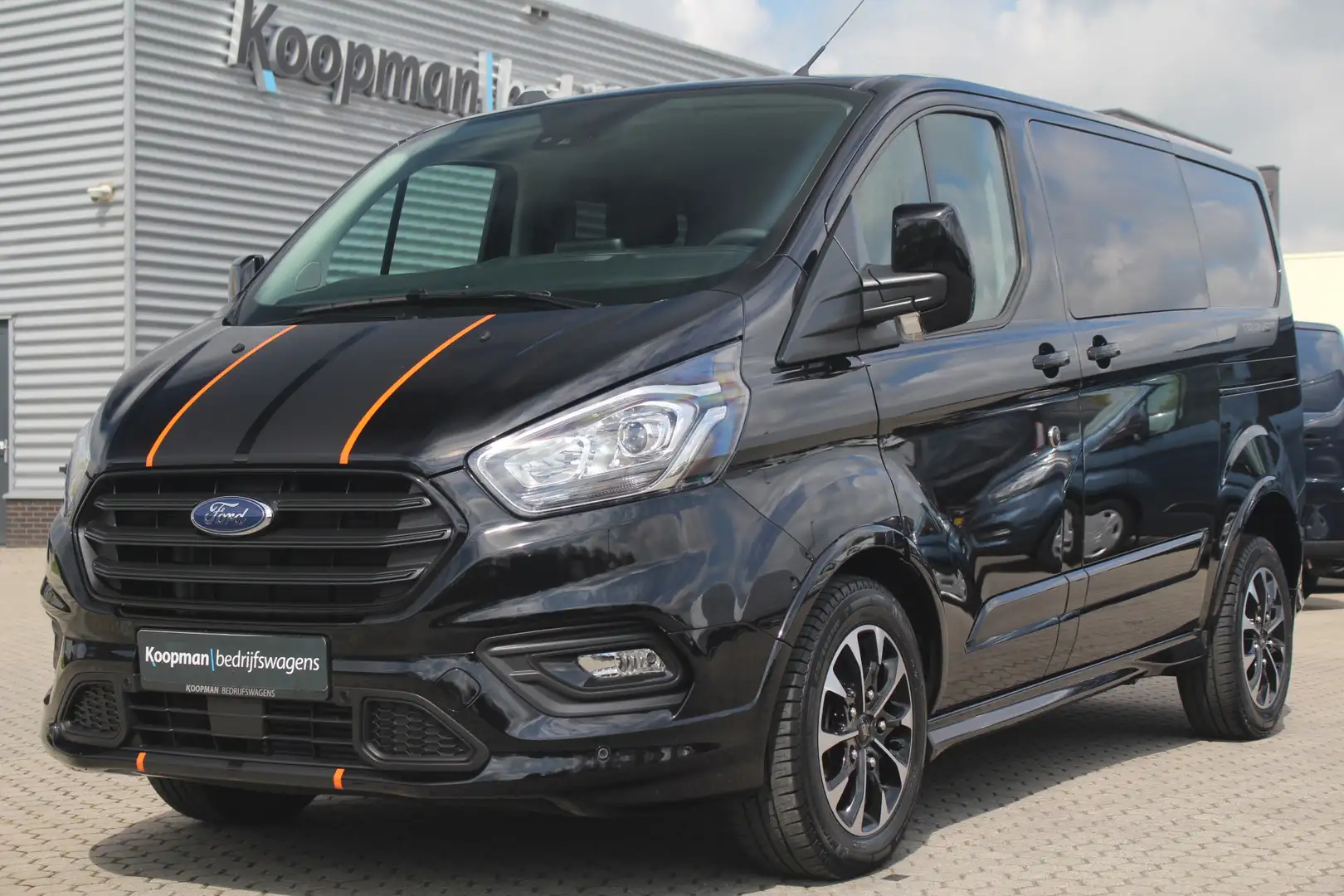 Ford Transit Custom 320 2.0TDCI 170pk L1H1 Sport DC | Automaat | L+R Z Noir - 2