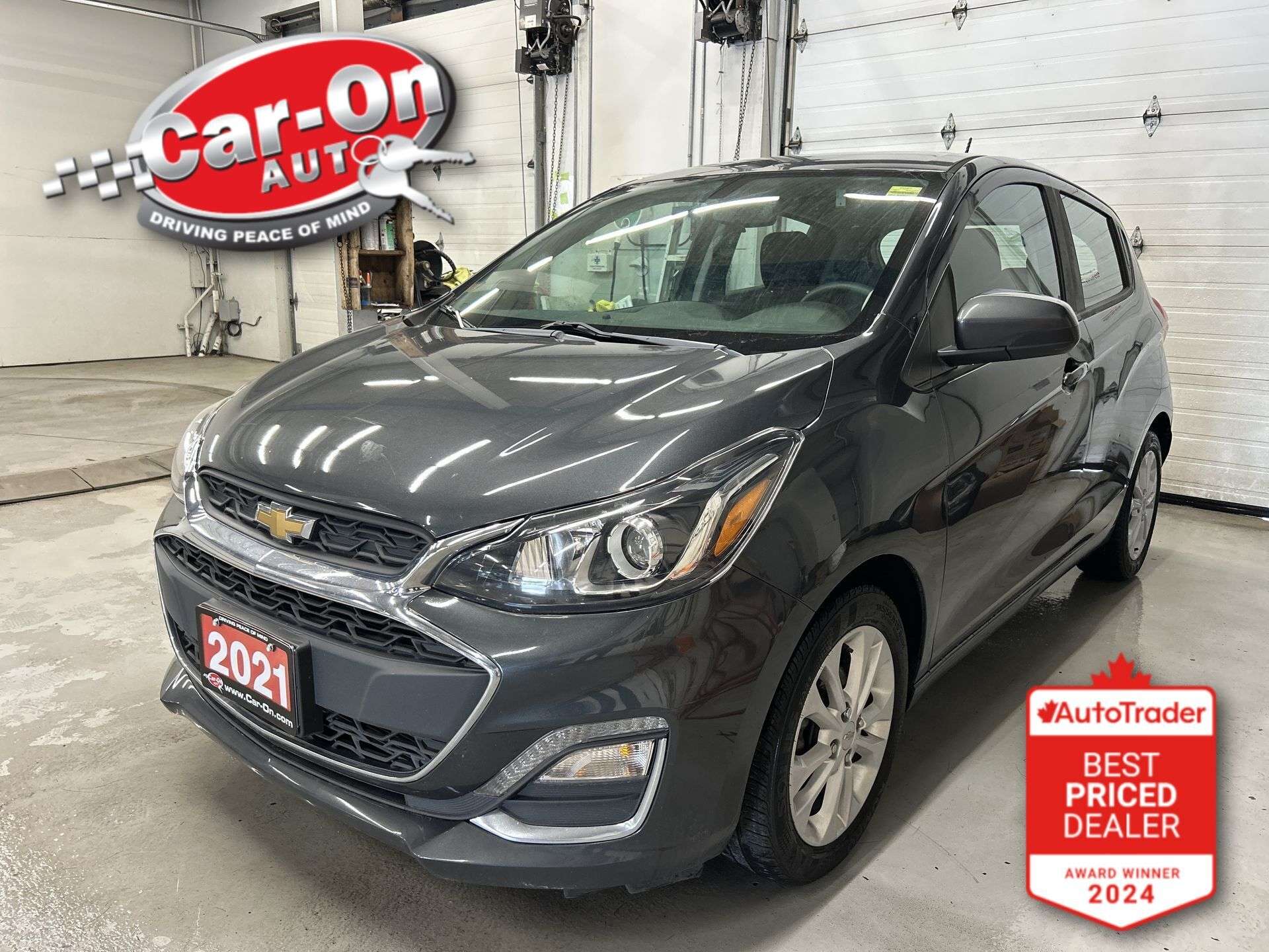 Gray 2021 Chevrolet Spark Hatchback Front-Wheel Drive Automatic