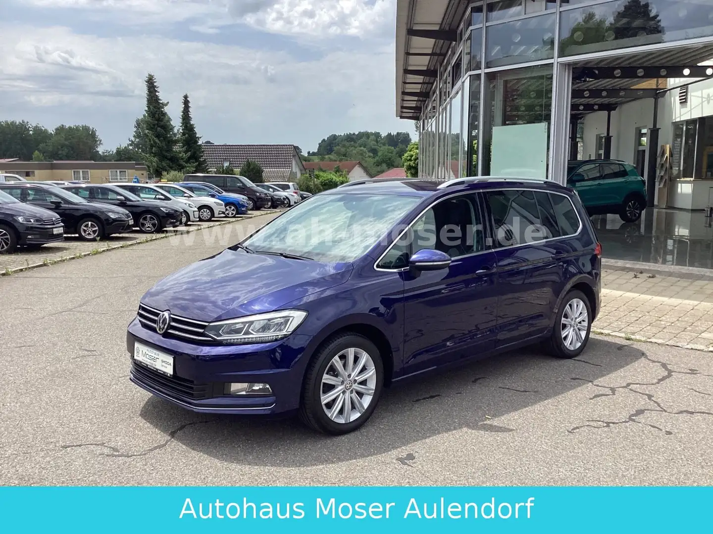 Volkswagen Touran Highline  DSG/7SITZE/LED/ACC/SH/MFL Bleu - 1