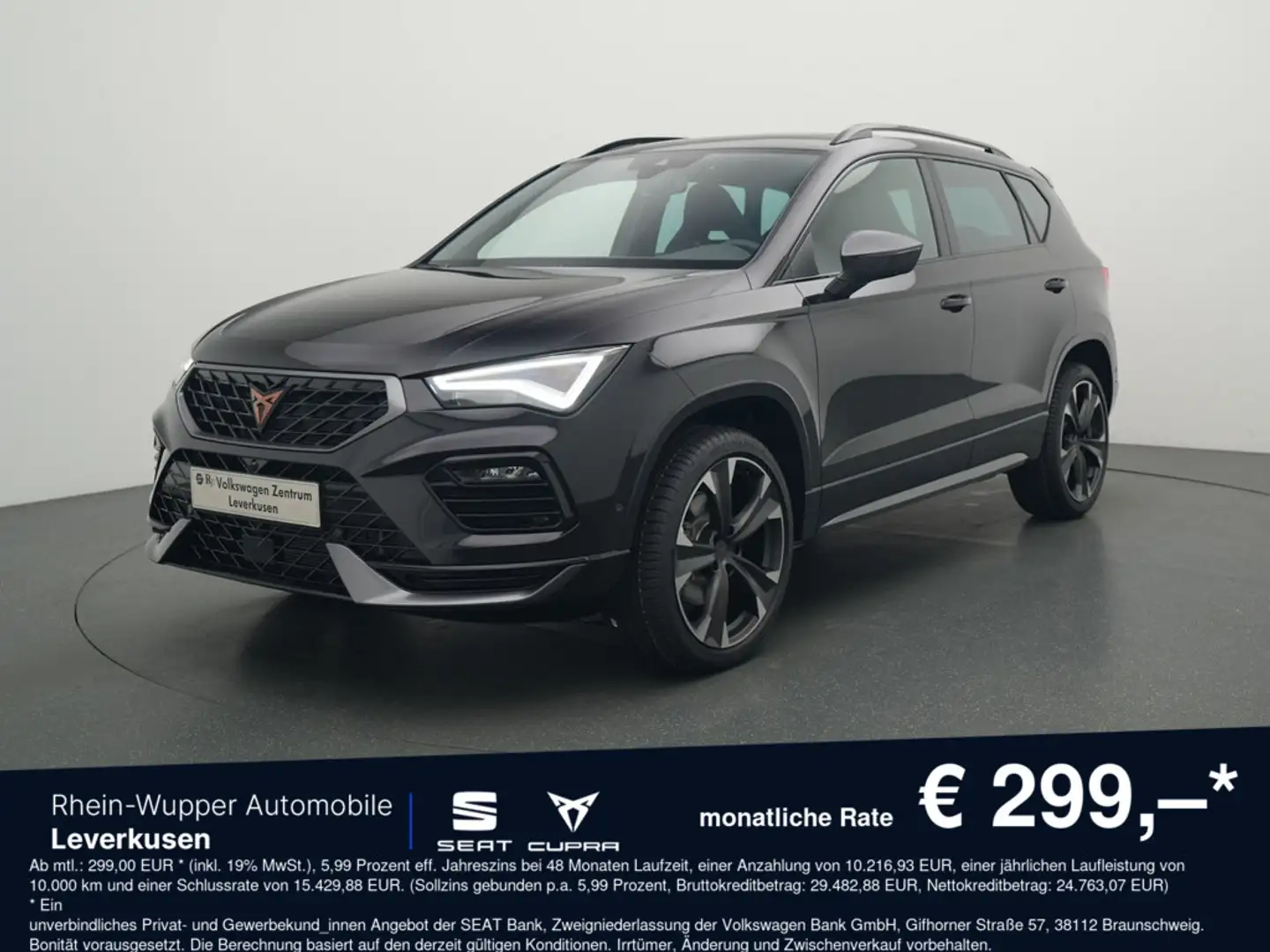 CUPRA Ateca 1.5 TSI NAVI AHK ACC FACEL. LED PANO Schwarz - 1