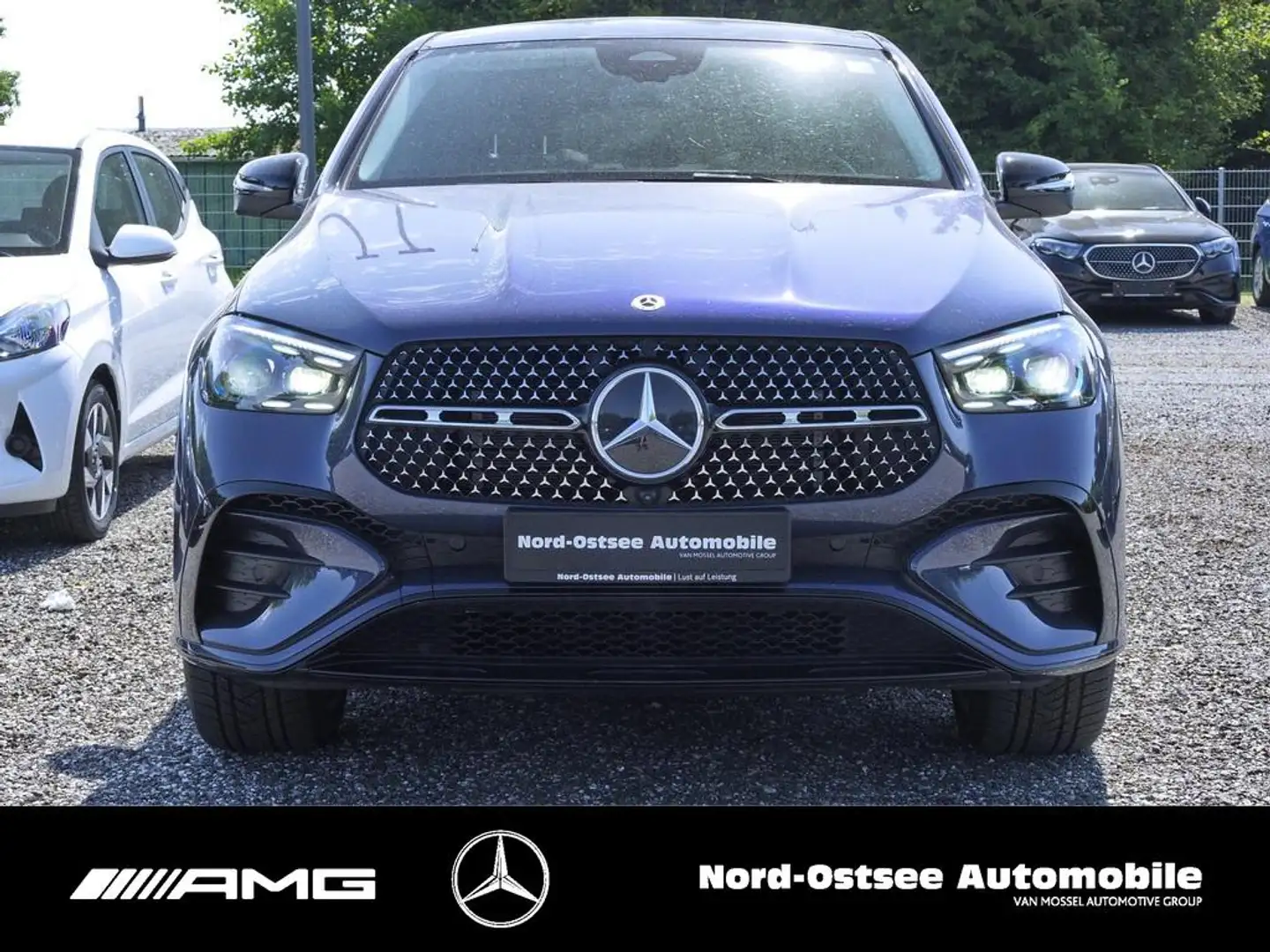 Mercedes-Benz GLE 450 d 4M COUPÉ AMG PANO SHZ BURMESTER NIGHT Azul - 2