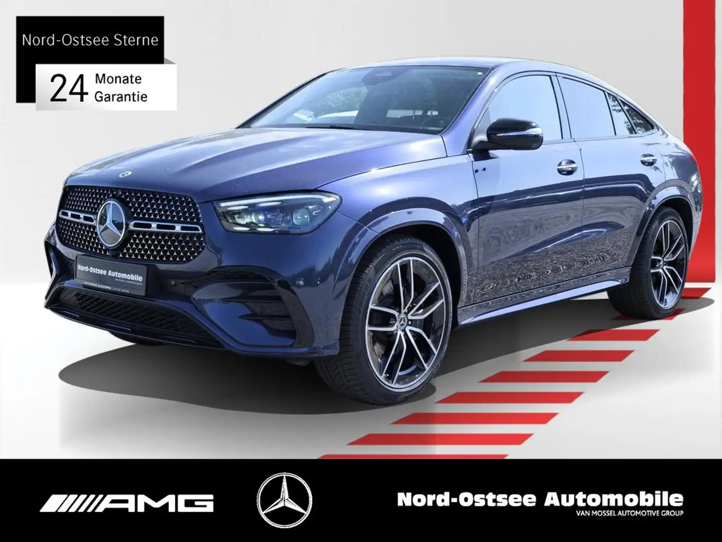 Mercedes-Benz GLE 450 d 4M COUPÉ AMG PANO SHZ BURMESTER NIGHT Azul - 1