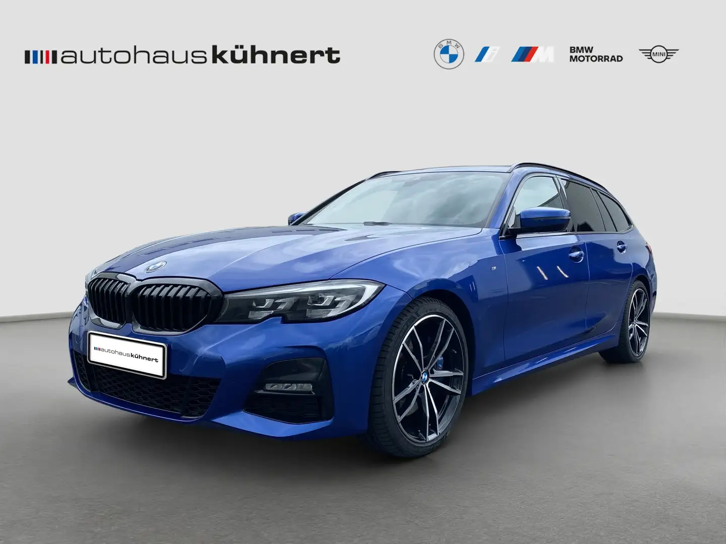 BMW 330 d Touring ///M-Sport SpurAss HUD HiFi adapt.FW. Bleu - 1