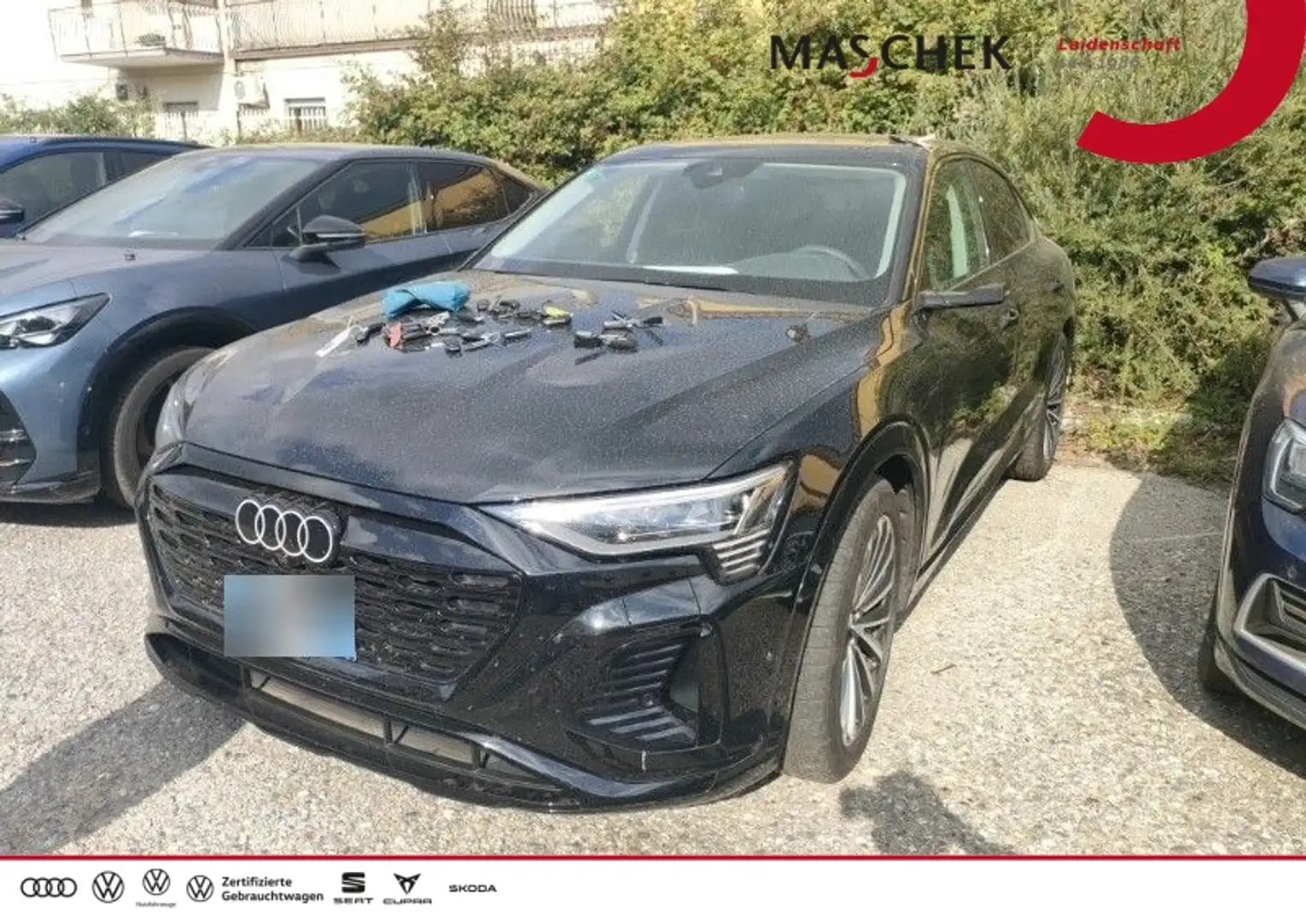 Audi Q8 e-tron Sportback  S Line Pano Matrix Memory 360° ACC Schwarz - 1