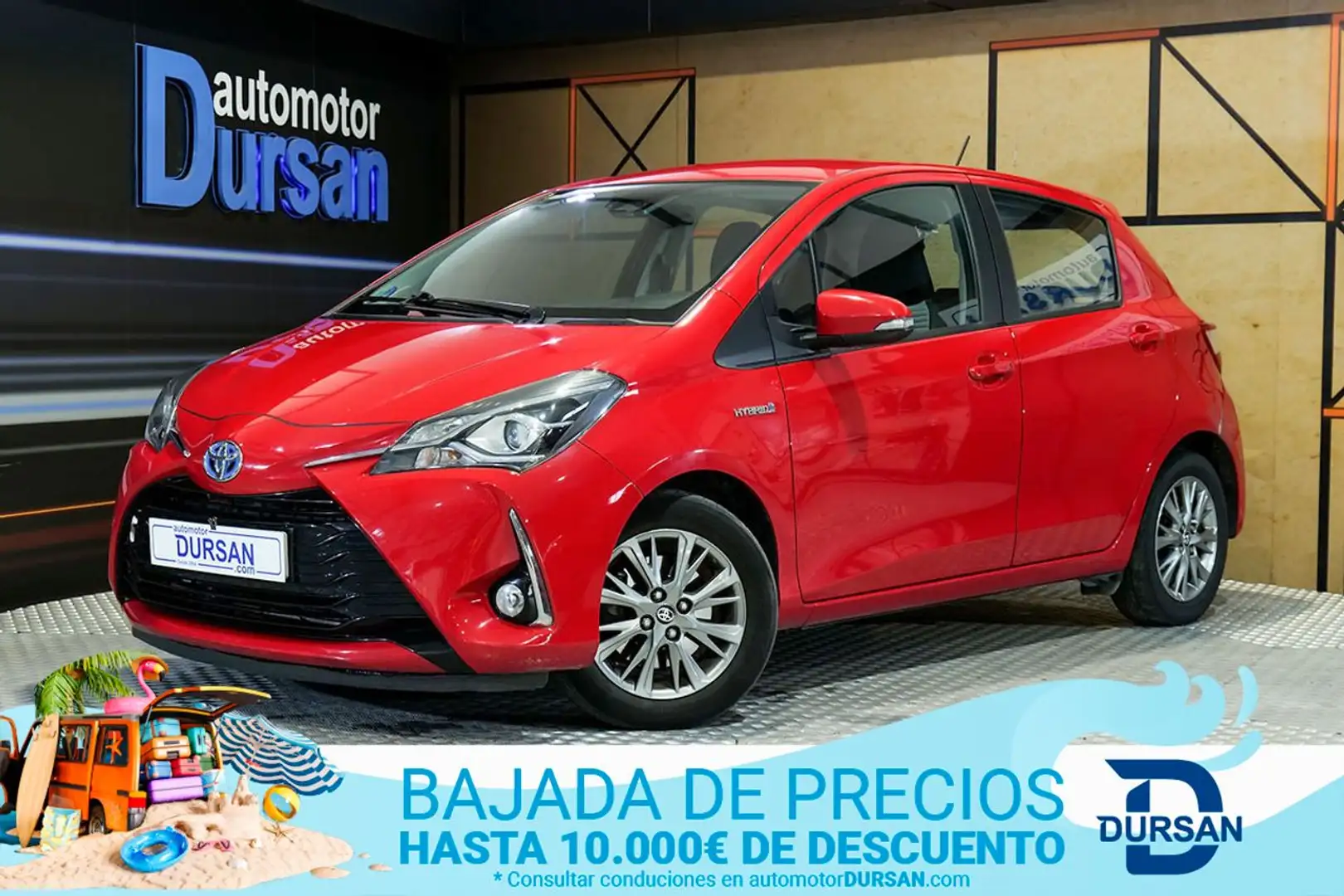 Toyota Yaris 1.5 100H Active Tech Rojo - 1