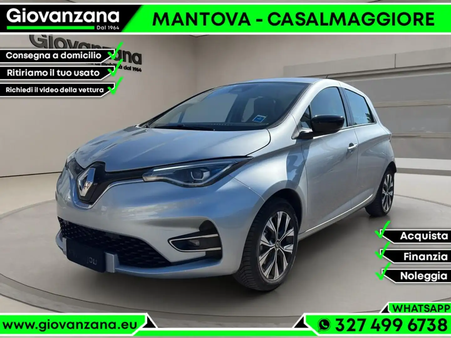 Renault ZOE Zoe Zen R135 BATTERIA DI PROPRIETA' Grigio - 1