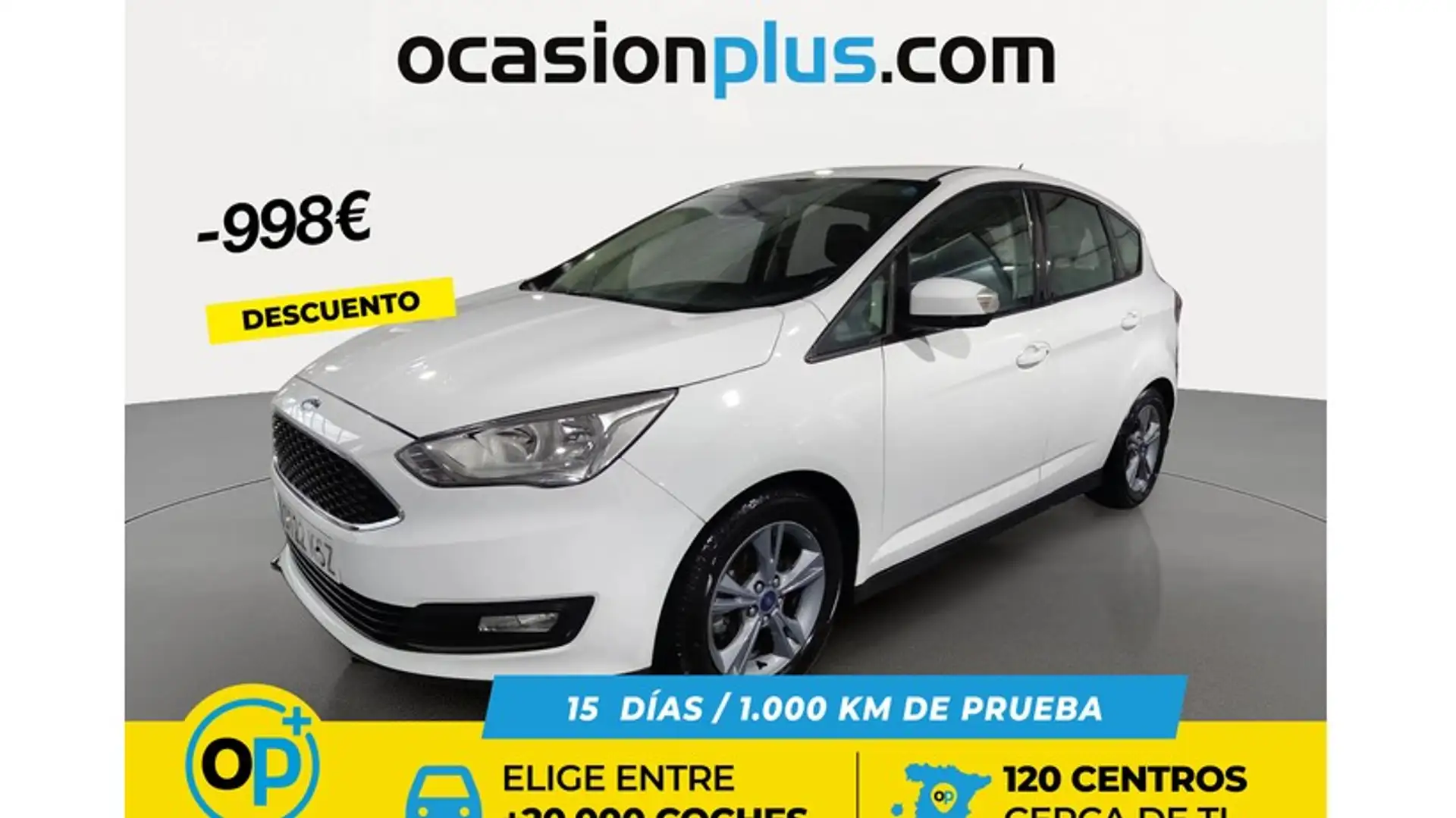 Ford C-Max 1.5TDCi Auto-S&S Trend+ 120 Blanc - 1