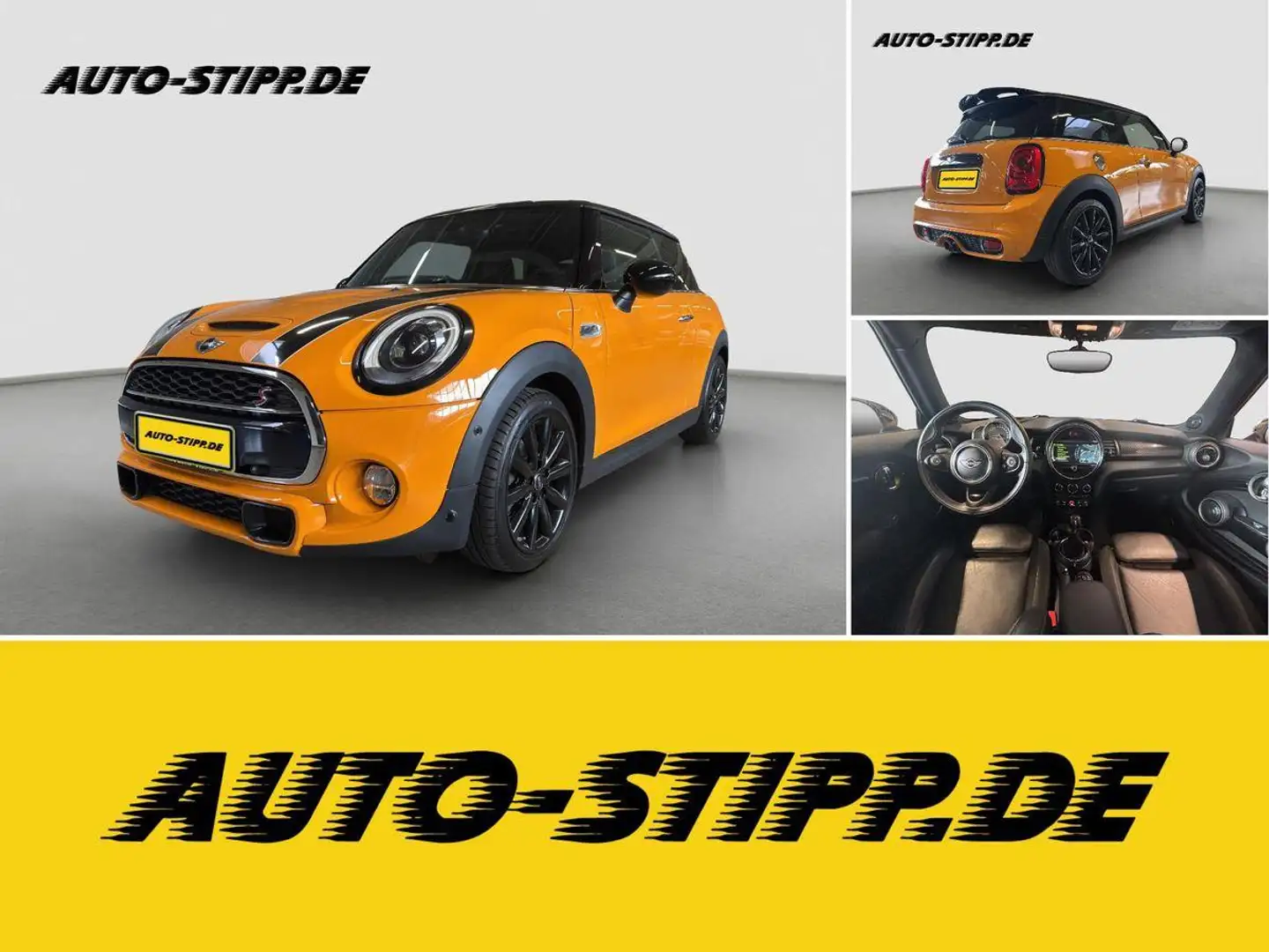 MINI Cooper S HUD NAVI TEMP RFK LEDER PANO LED SOUNDS Orange - 1