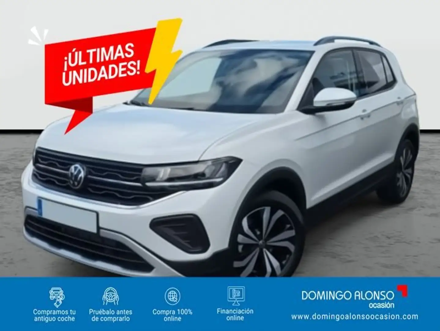 Volkswagen T-Cross 1.0 TSI Más 85kW Blanco - 1