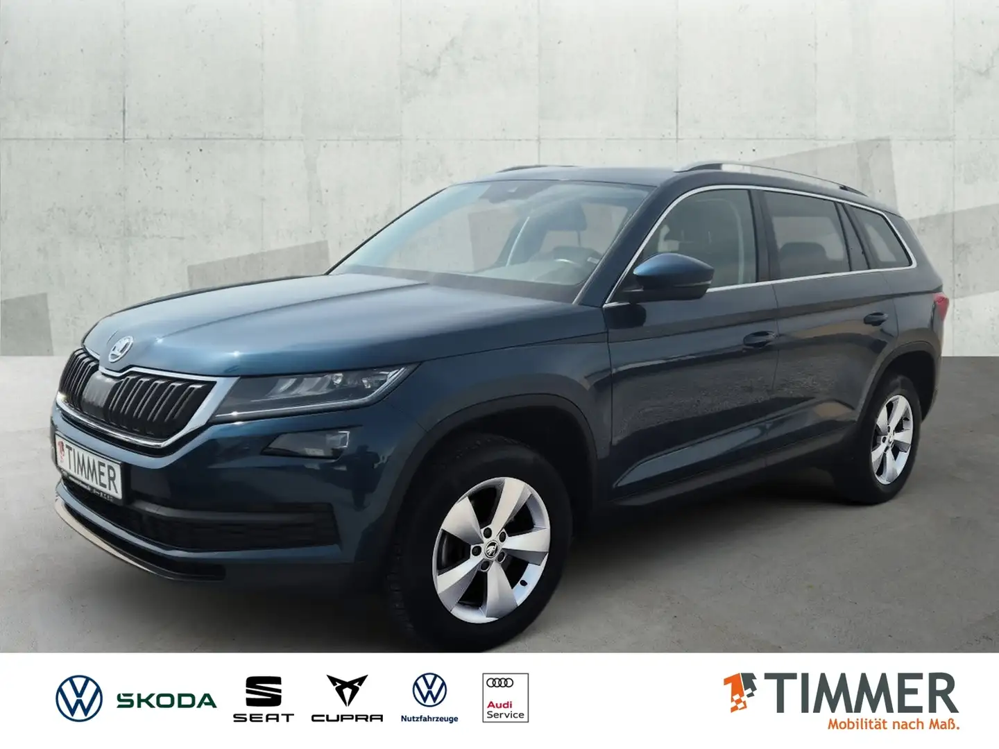 Skoda Kodiaq 2.0 TDI DSG STYLE *AHK *LED *STHZG *ACC *RKAM * Bleu - 1