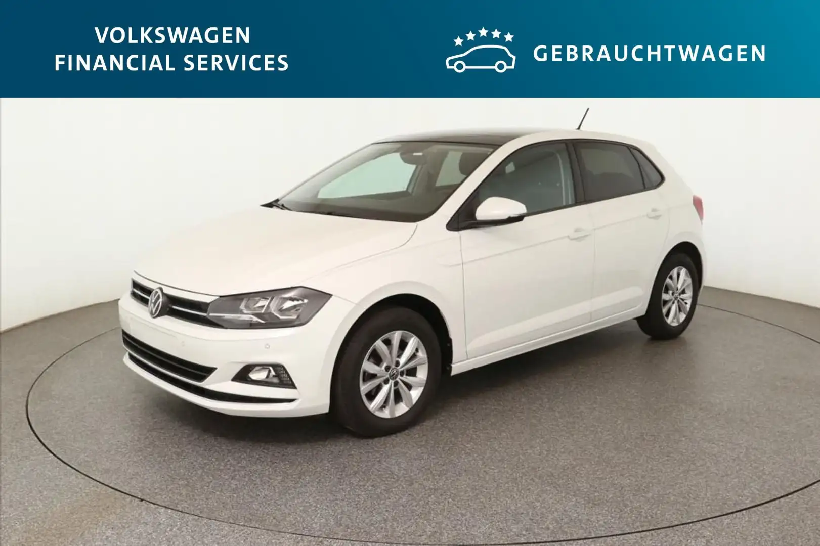 Volkswagen Polo Highline 1.0 TSI BMT DSG 4 Türen Pano*RFK*P Weiß - 1