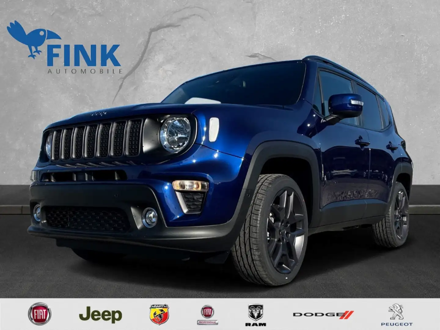 Jeep Renegade S Plug-In-Hybrid AHK 4Xe 1.3 Plug-In Hybrid EU6d Blau - 1
