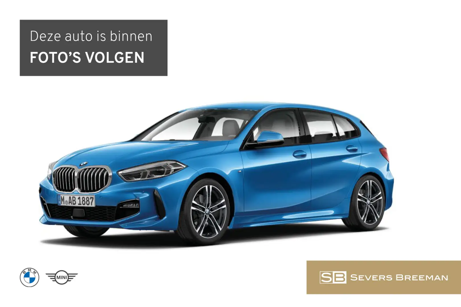 BMW 118 1 Serie 5-deurs 118i Business Edition Plus M Sport Blauw - 1