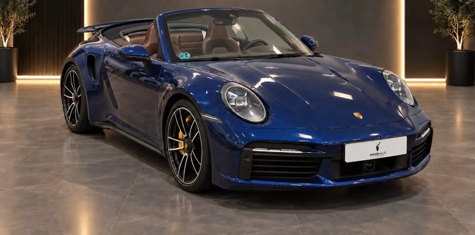 포르쉐 911 Turbo S Cabriolet 2020 블루 사진 6