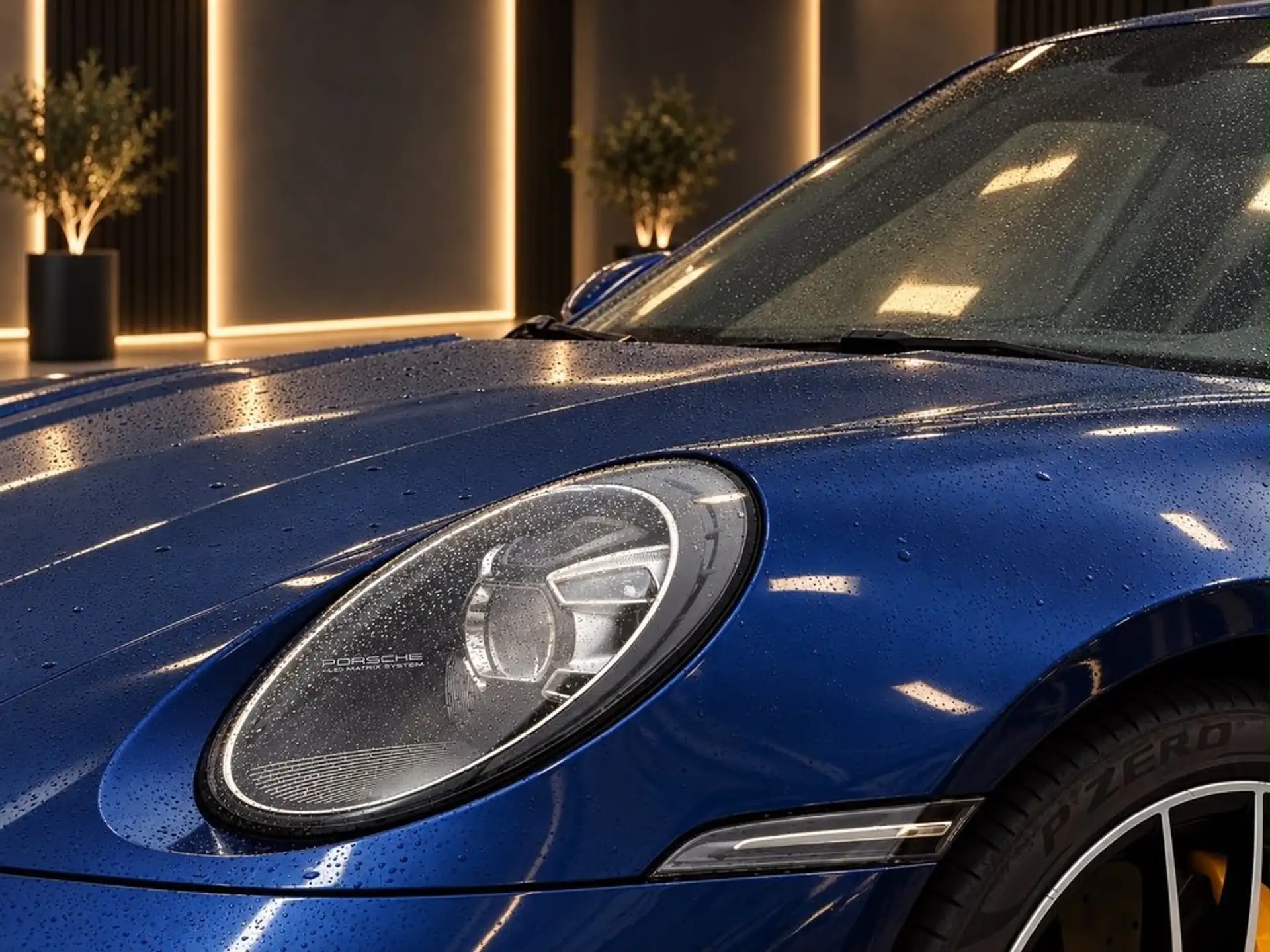 포르쉐 911 Turbo S Cabriolet 2020 블루 사진 5