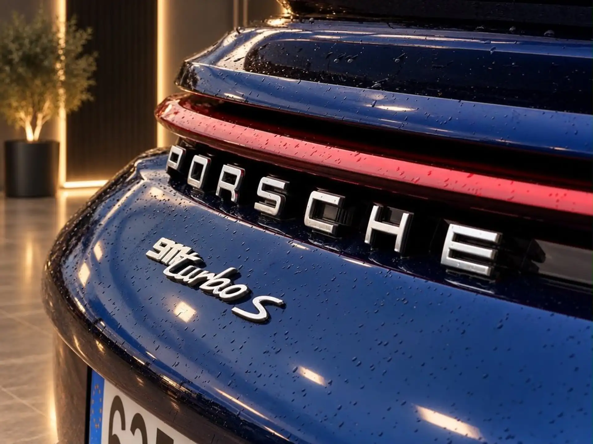 포르쉐 911 Turbo S Cabriolet 2020 블루 사진 7