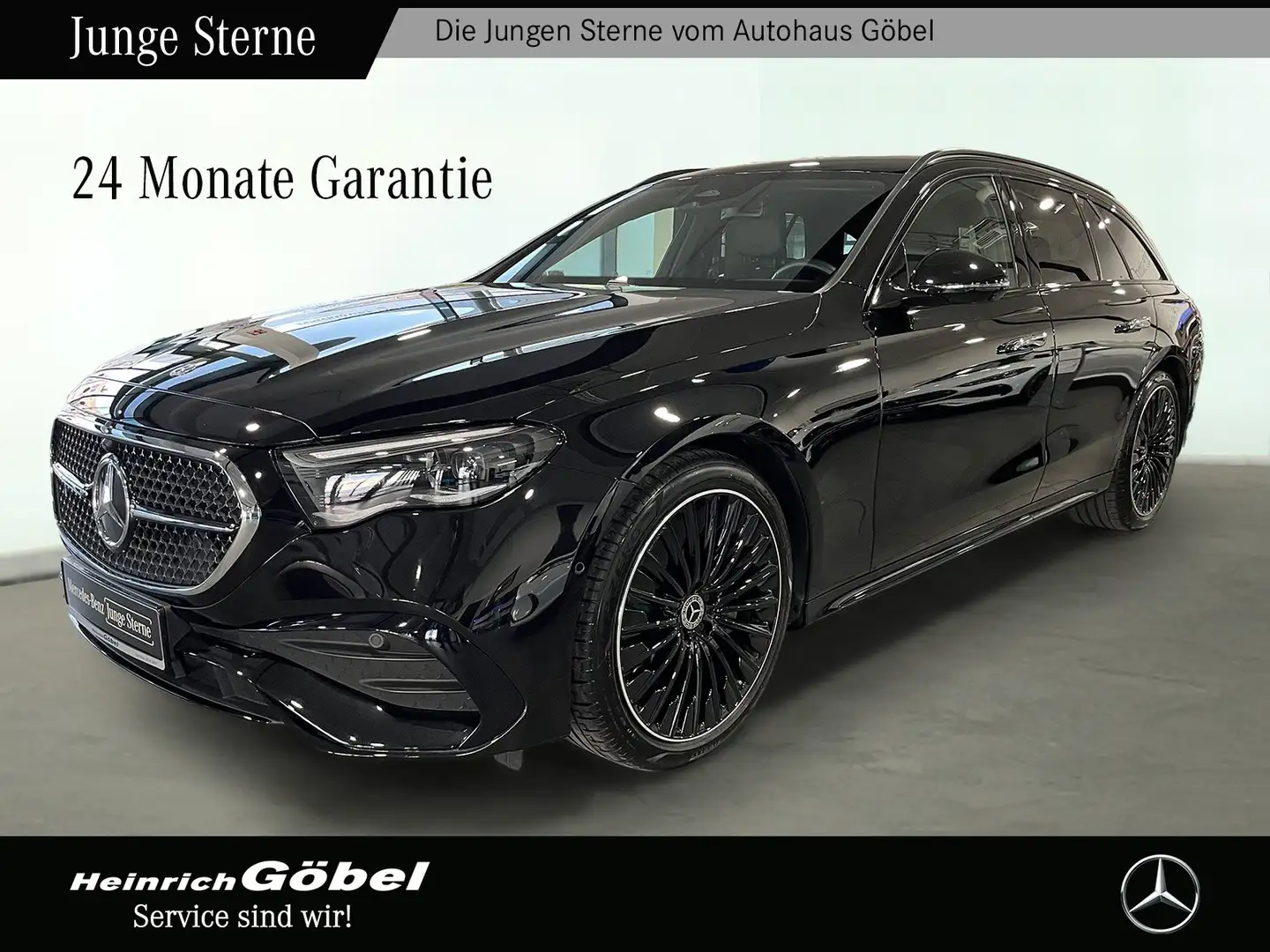 Mercedes-Benz E 450 4M T AMG+SUPERSCREEN+AHK+HUD+DIGITAL.L+SMI Noir - 1