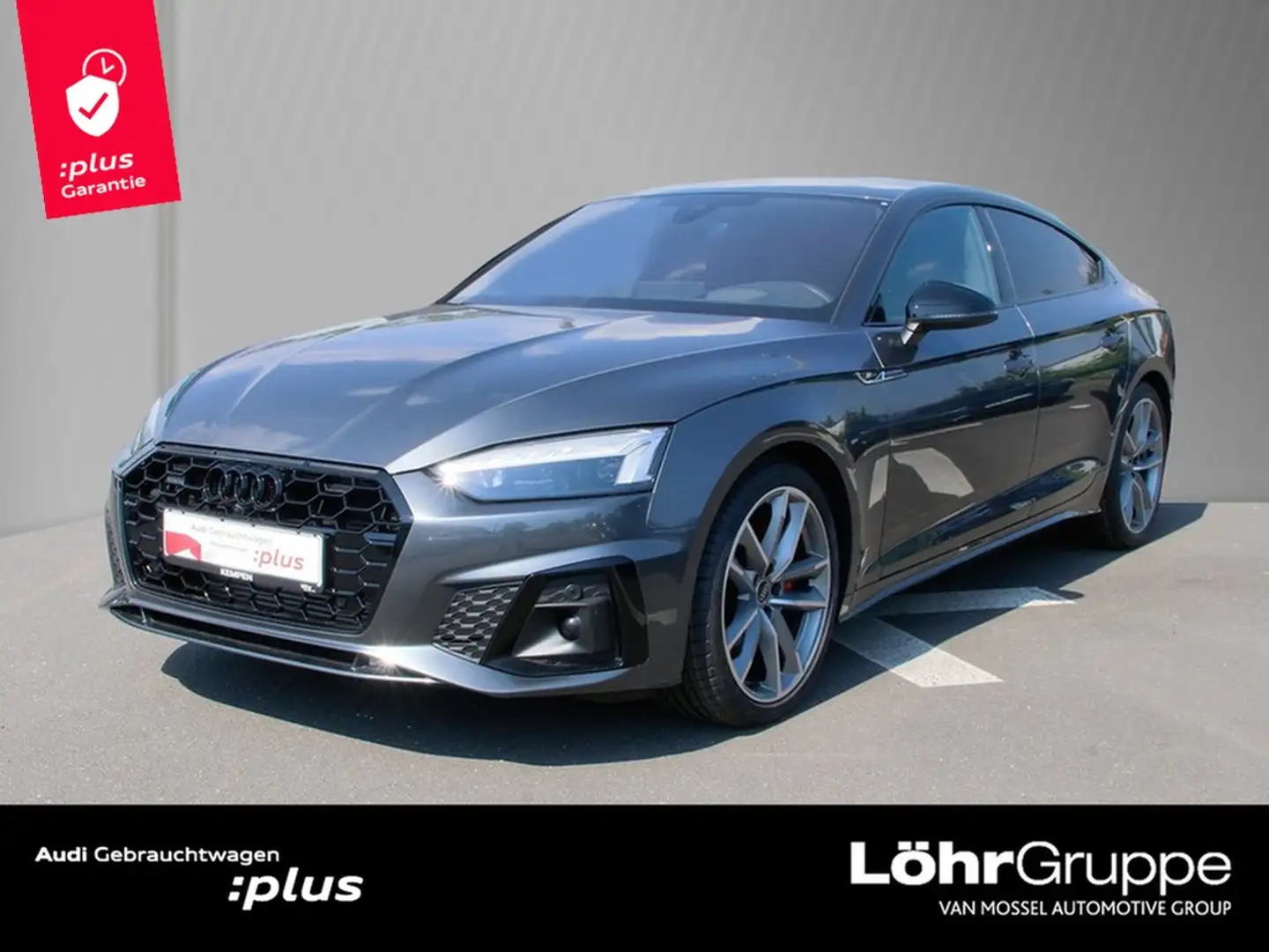 Audi A5 Sportback 40 TFSI quattro S line 19" AHK HUD B&... Grau - 1