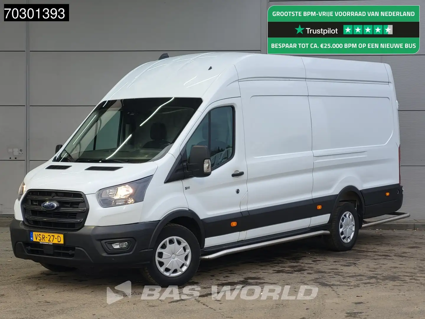 Ford Transit 170pk Automaat Hoog Dak L4H3 Airco Cruise Camera P Wit - 1