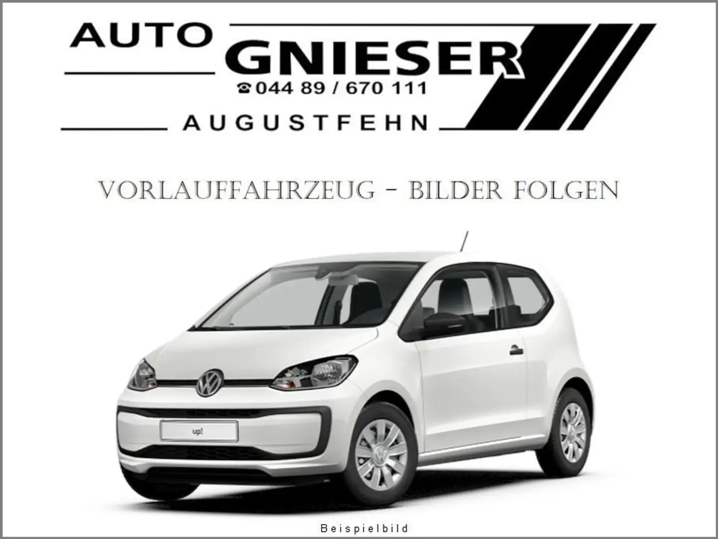 Volkswagen up! 1.0 SHZ/PDC/KAM 48 kW (65 PS), Schalt. 5-Gang, ... Blanc - 1