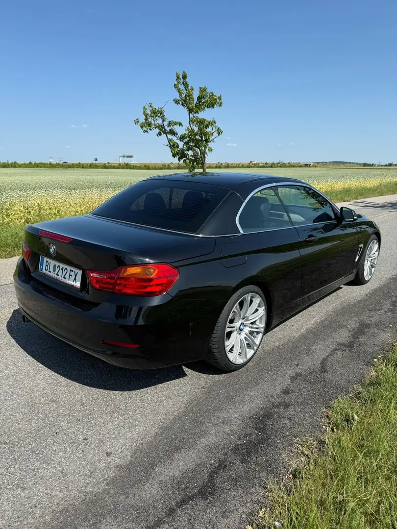 BMW 420 420d Cabrio Aut. Schwarz - 2