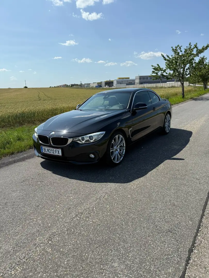 BMW 420 420d Cabrio Aut. Schwarz - 1