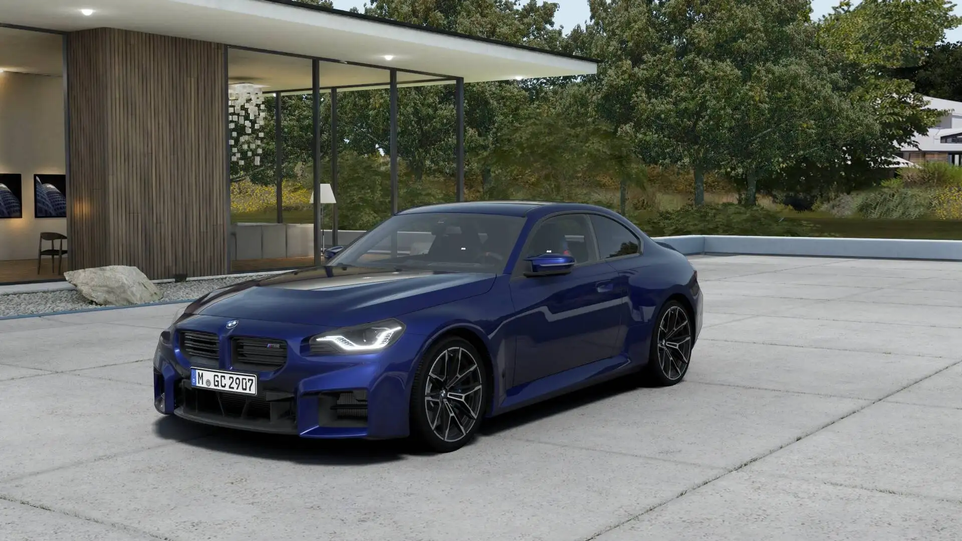 BMW M2 Coupé "Schaltgetriebe" HUD HK/HiFi DrivAss ParkAss Blau - 1