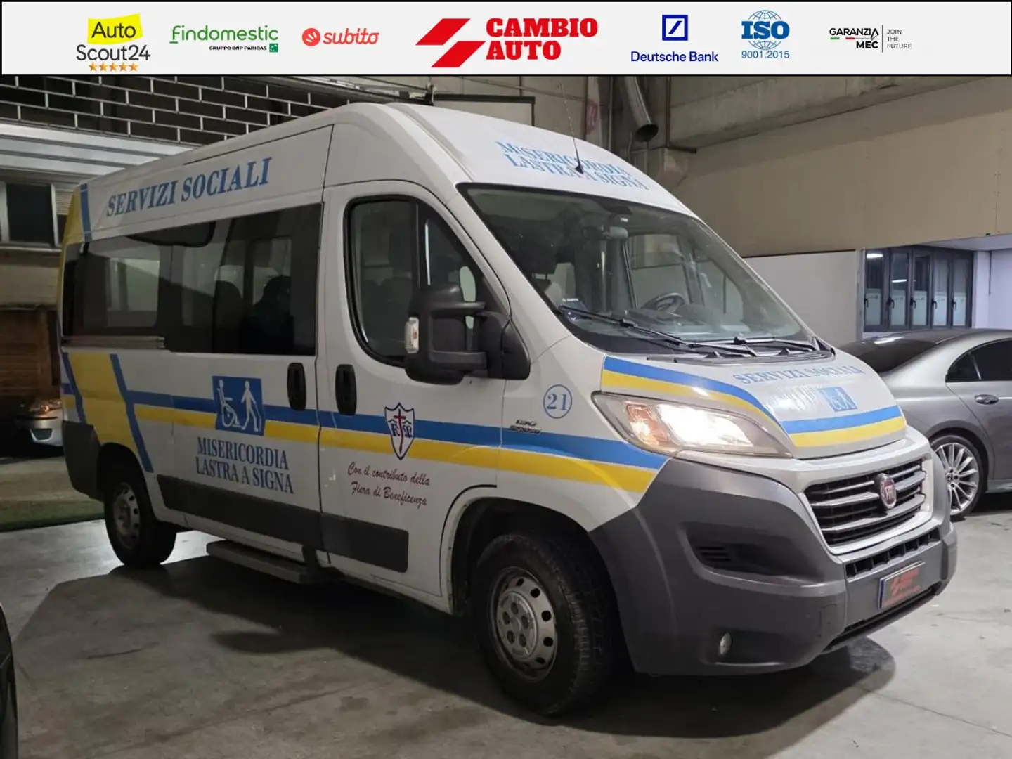 Fiat DUCATO MJT 130CV PANORAMA Bianco - 1