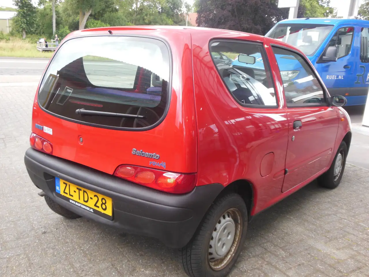 Fiat Seicento 900 ie Young Lage km stand Staat in De Krim, foto 3