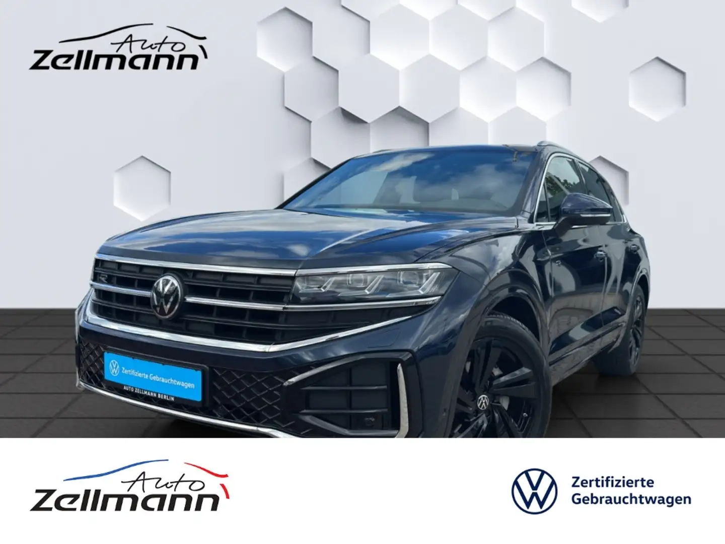 Volkswagen Touareg 3.0l TDI V6 4Motion DSG R-Line LED PanoSchiebedac Bleu - 1