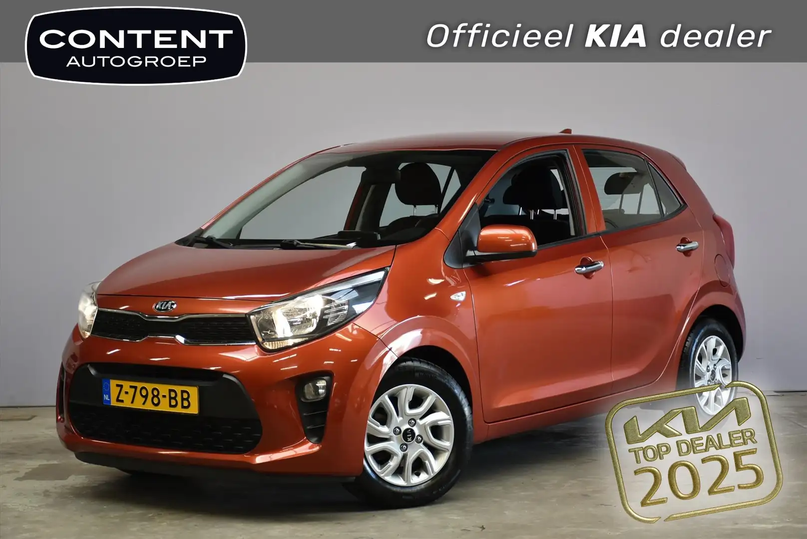Kia Picanto 1.0 CVVT 66 PK 5D ComfortPlusLine Navigator editio Orange - 1