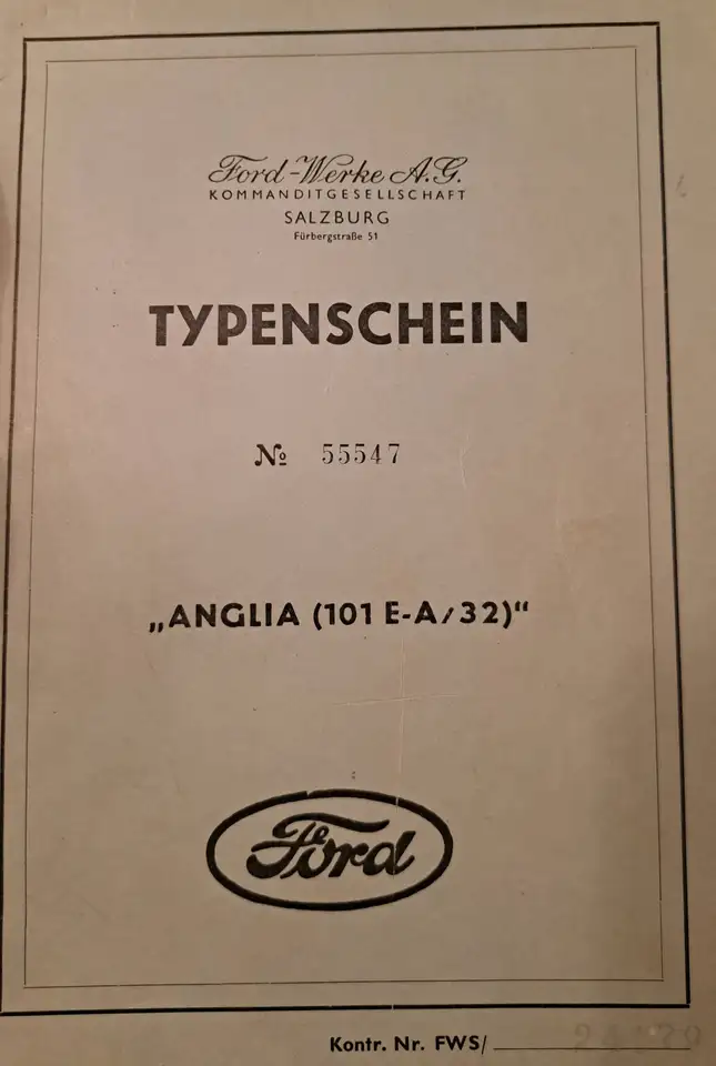 Ford Anglia 101 E-A/32, foto 7