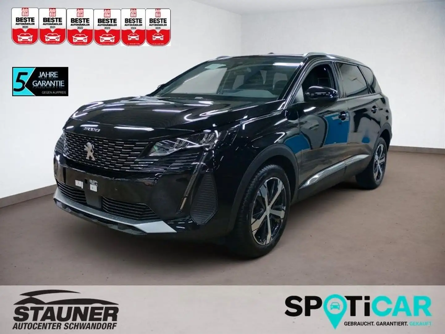 Peugeot 5008 Allure Pack BlueHDi AT8*7 SITZER*KAMERA* Black - 1