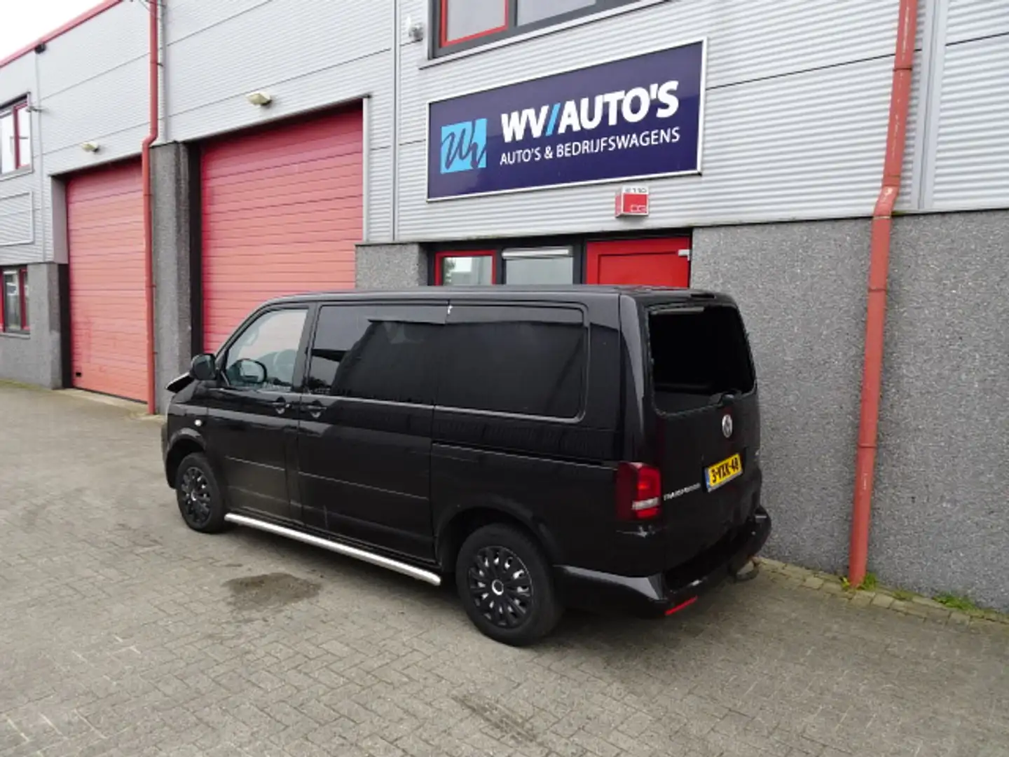 Volkswagen T5 Transporter 2.0 TDI L1H1 BM 2 x schuifdeur Trendline 3 zits Nero - 2