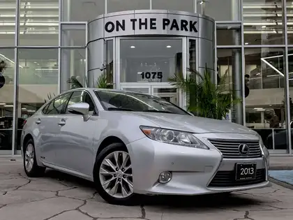 Silver 2013 Lexus ES Hybrid Sedan Front-Wheel Drive Automatic