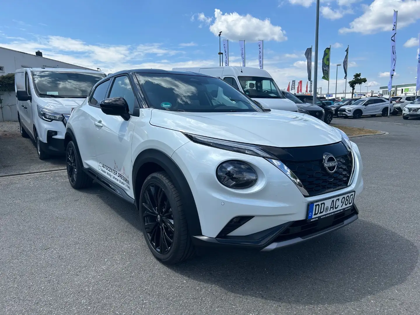 Nissan Juke 1.6 N-Sport LED+SHZ+Winterp.+Fernlichtass. Weiß - 2