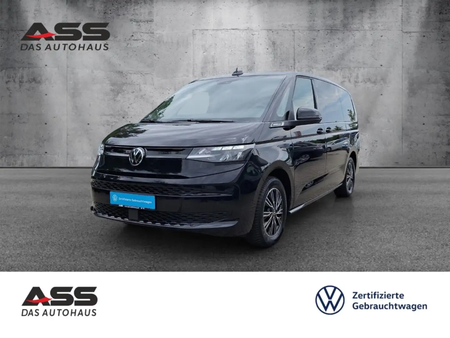 Volkswagen Transporter lang 2.0 TDI EU6d T7 Basis langer Überhang AHK-kla Schwarz - 1