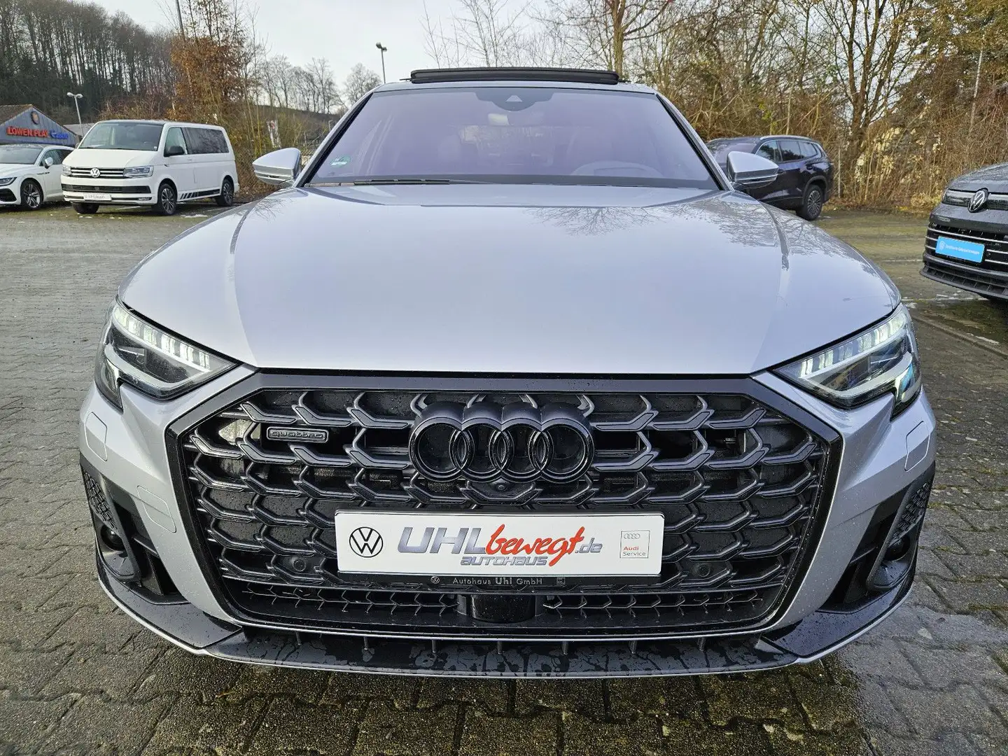 Audi A8 S-Line Standheizung B+O Head-up! HD-Matrix Argent - 1