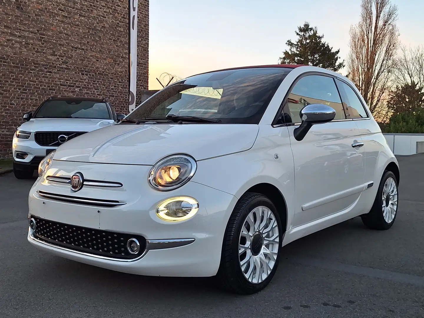 Fiat 500C Cabriolet Blanc - 1