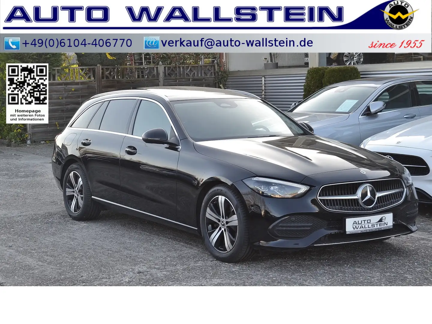 Mercedes-Benz C 220 T d Avantgarde Adv.Plus (Pano AHK Memo Spur Zwart - 1