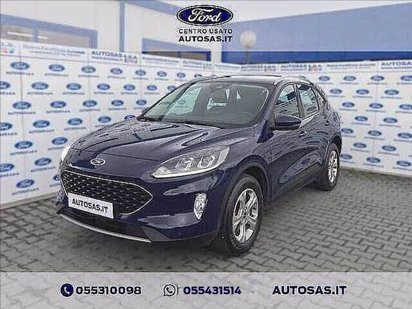 Ford Kuga 2.5 Full Hybrid 190 CV CVT 2WD Connect Blauw - 1