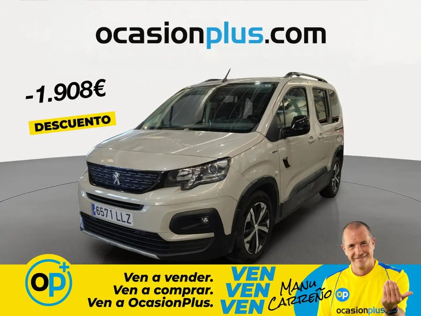 Peugeot Rifter 1.2 PureTech S&S Standard GT EAT8 130 Gris - 1