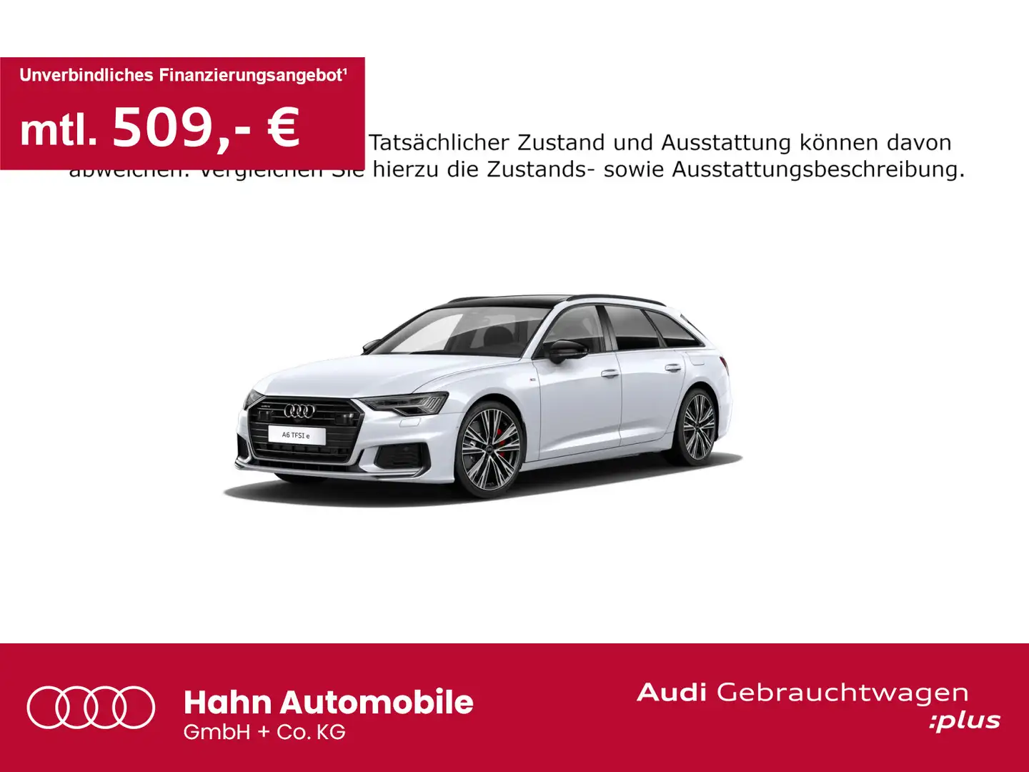 Audi A6 55 TFSIe quattro S line HD Matrix AHK B Blanc - 1
