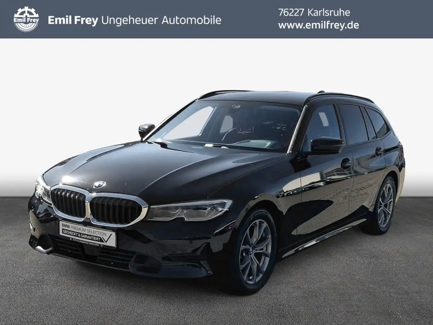 BMW 318 d Touring Aut. Sport Line Laser HiFi Standzeizu Schwarz - 1