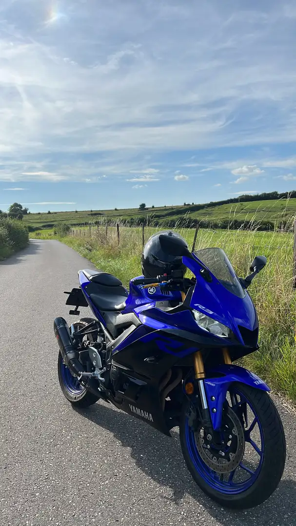 Yamaha YZF-R3 Bleu - 1
